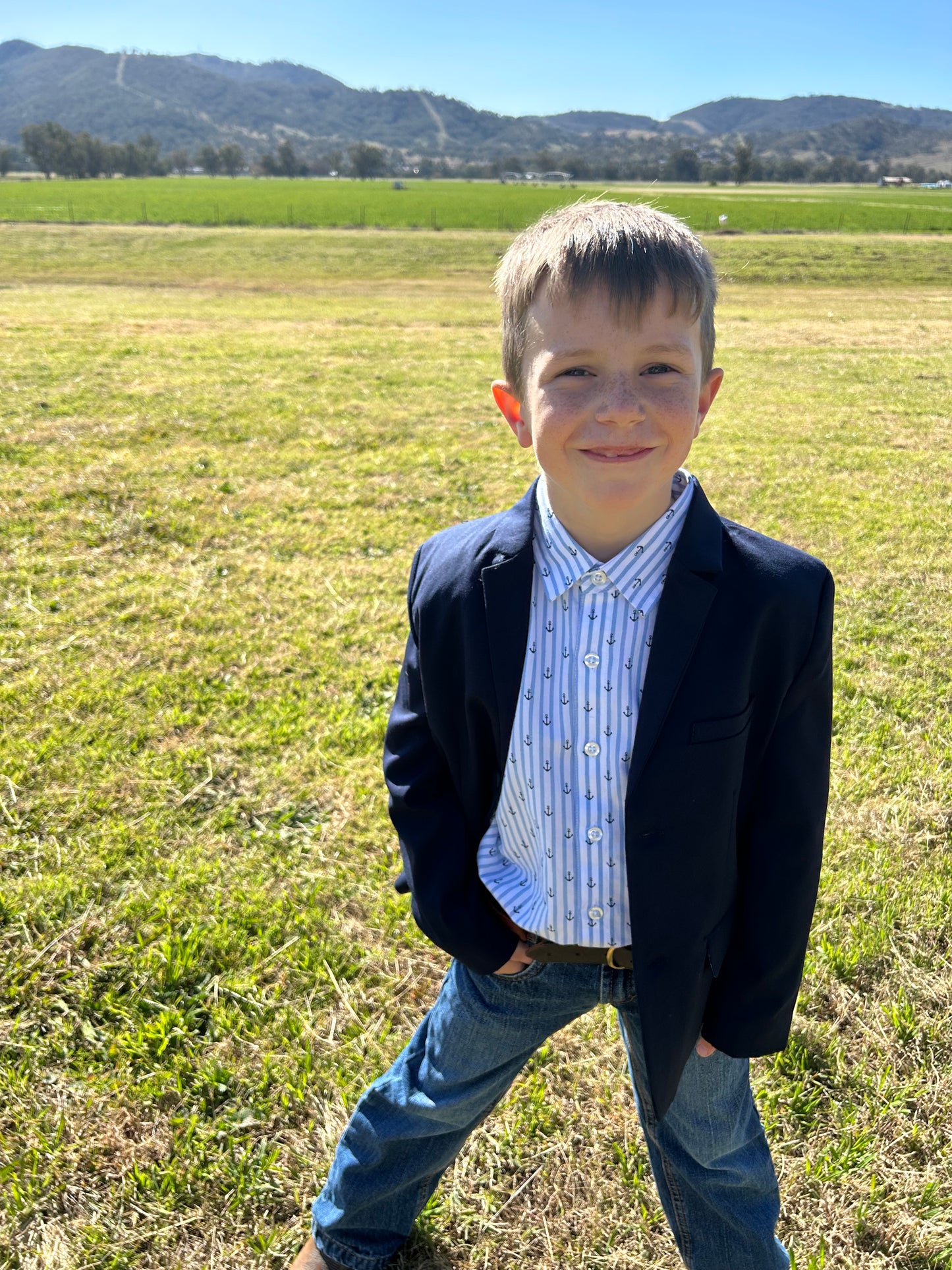 Boys Navy Suit