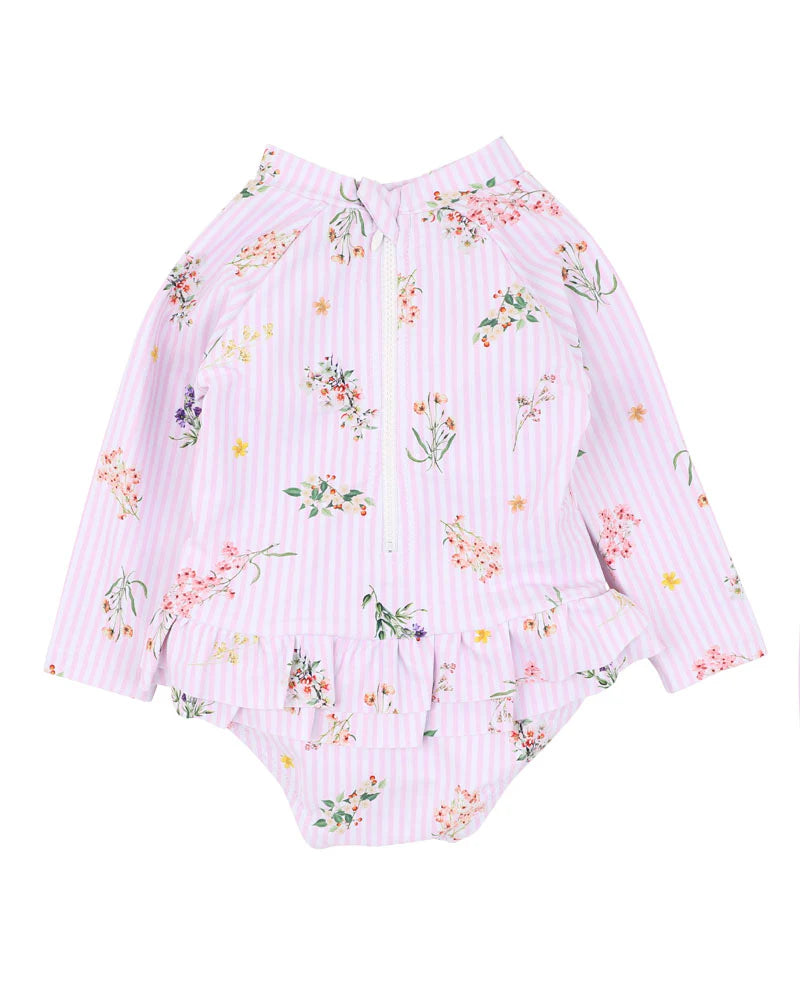 MYRA PRINT LS SUNSUIT