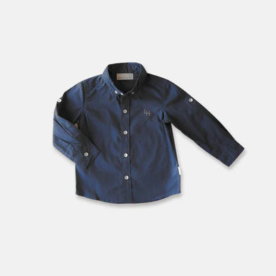 Boys Oxford Dress Shirt - Navy