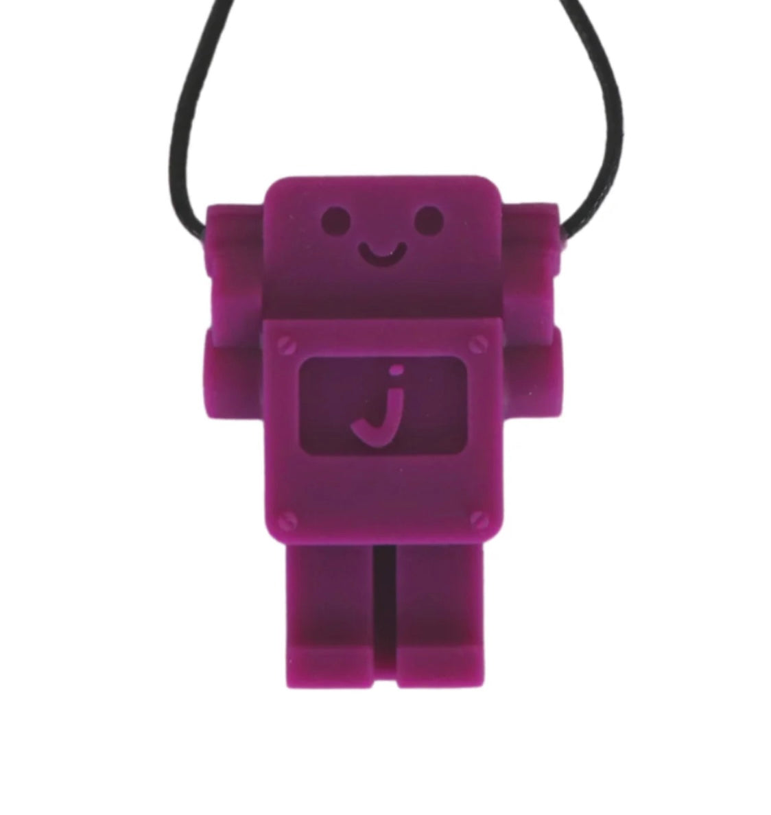 Robot Chew Pendant - Purple Grape