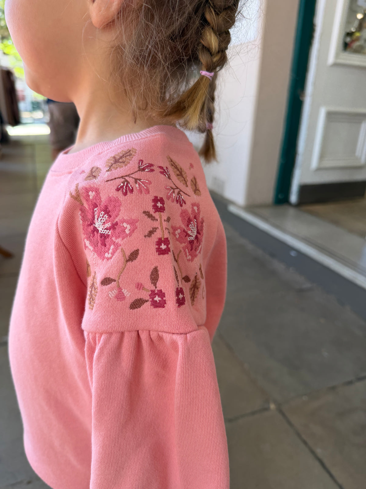 WILD GARDEN EMB. SWEATSHIRT 3-7 YRS