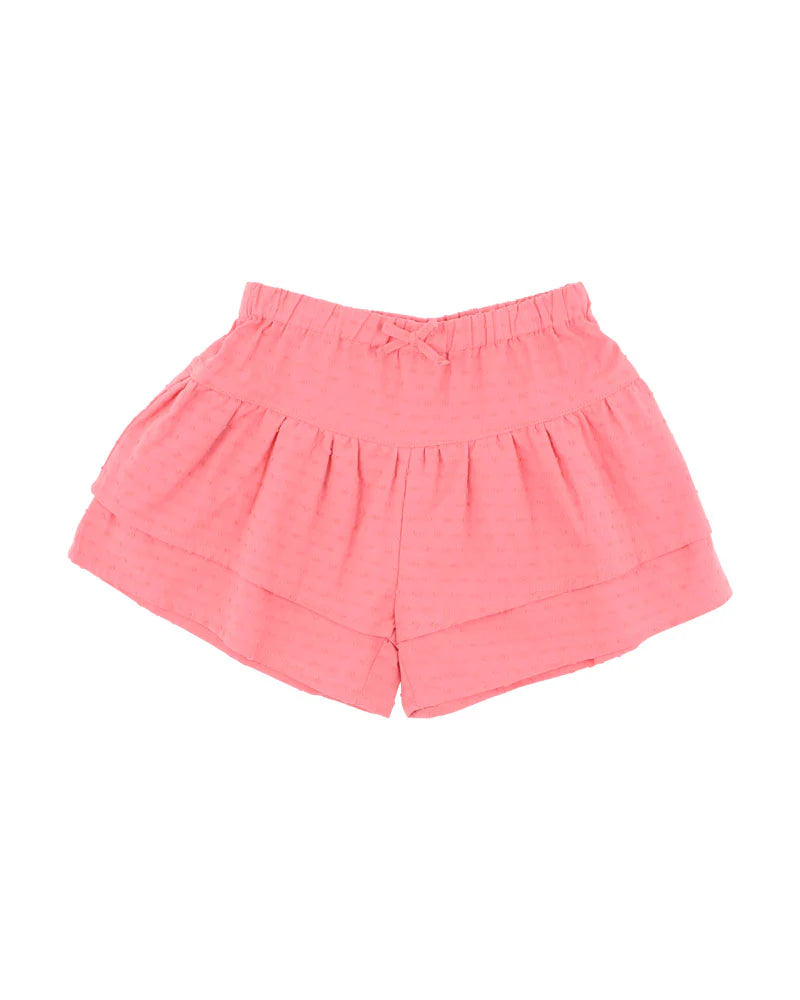 SHELL PINK SHORTS 3-7 YRS