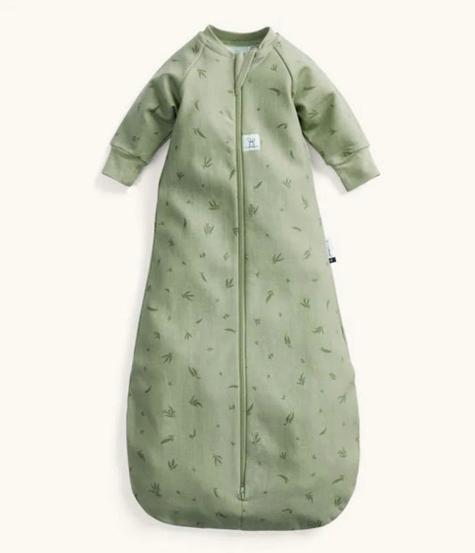 Jersey Sleeping Bag 1.0 TOG Sleeved - Willow - 3-12M