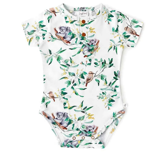 Eucalypt Short Sleeve Organic Bodysuit