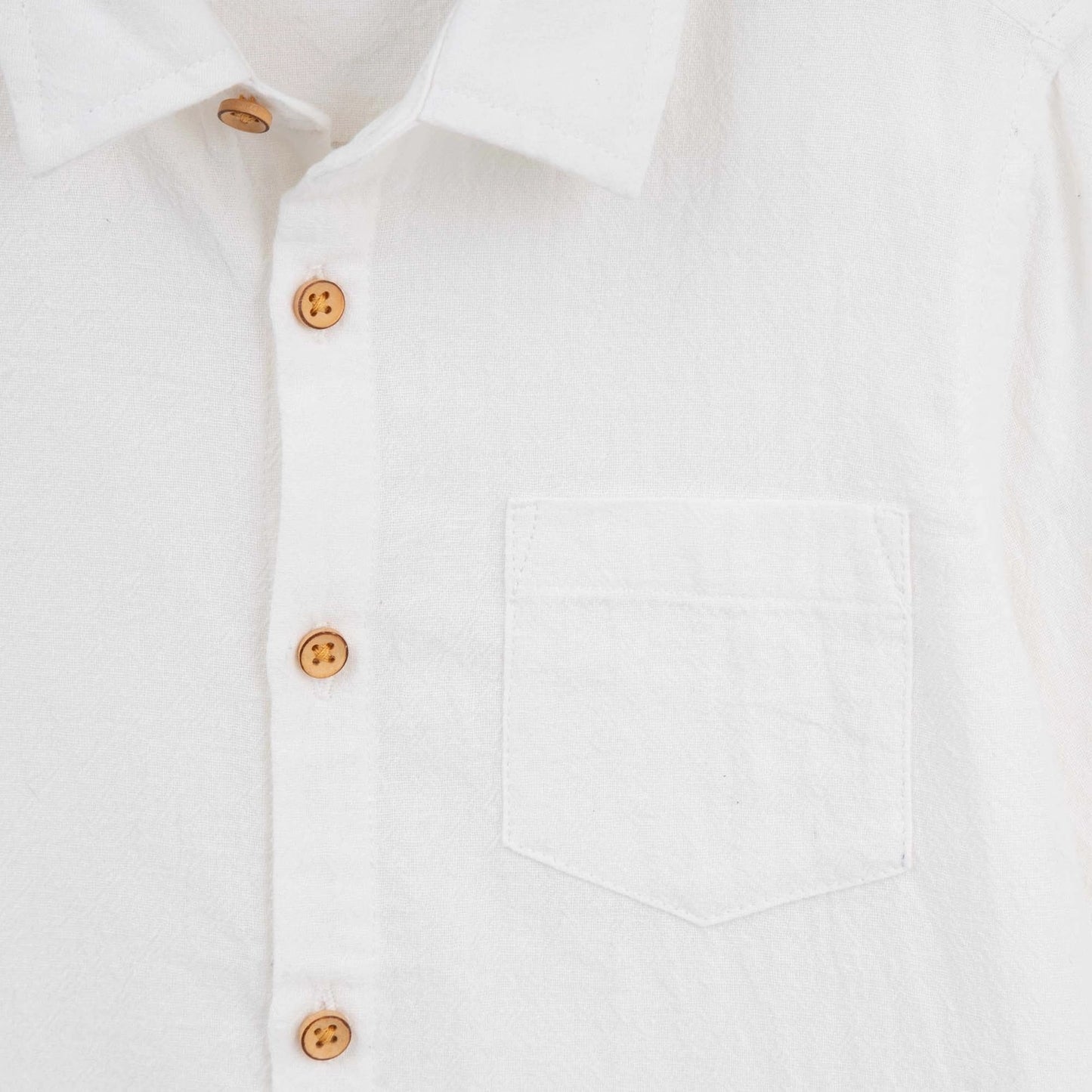 Archie L/S Button Shirt - Ivory