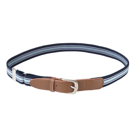 Bradley Boys Belt - Navy Stripe