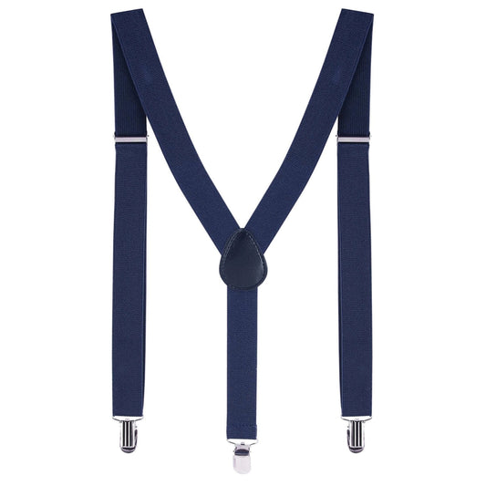 Bradley Boys Suspenders - Navy - One Size
