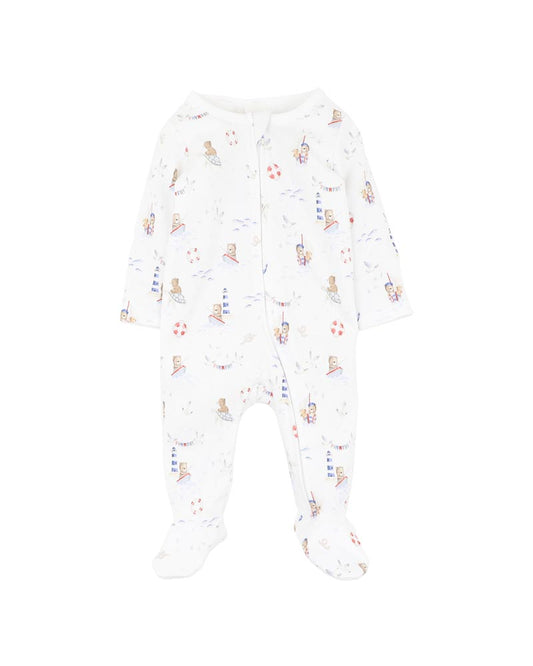 Axel Organic Print LS Zipsuit