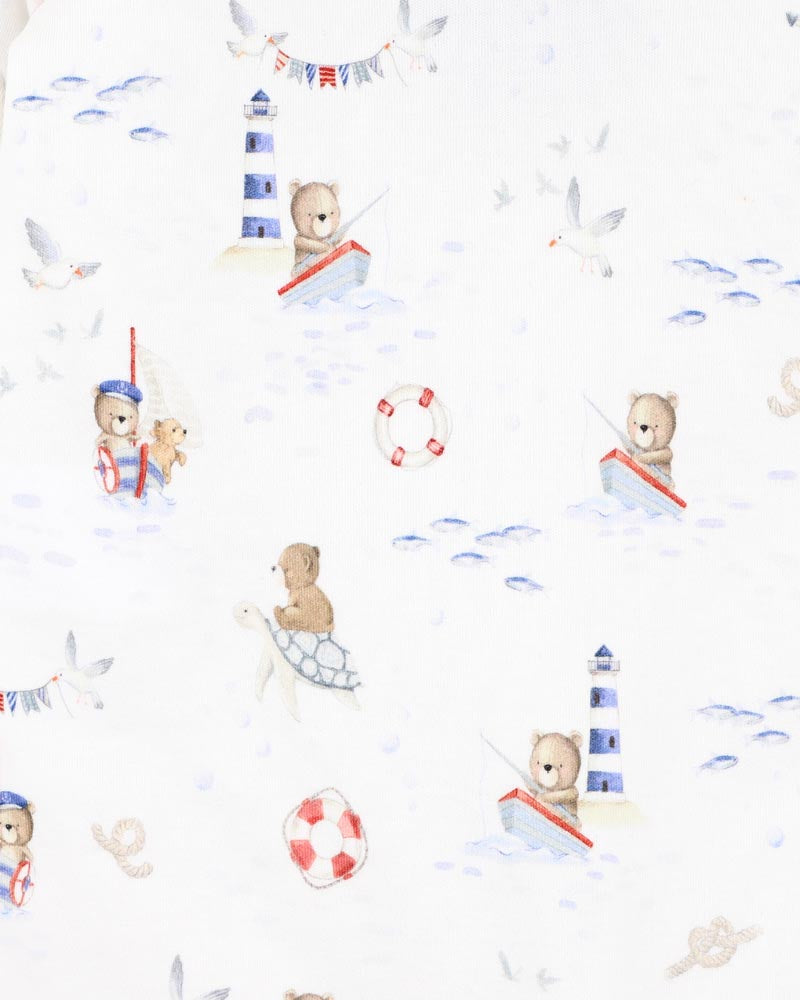 Axel Organic Print LS Zipsuit