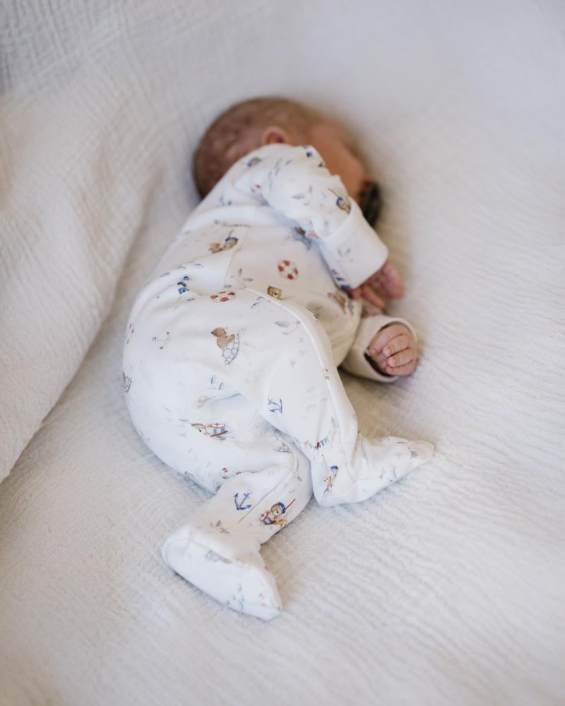 Axel Organic Print LS Zipsuit