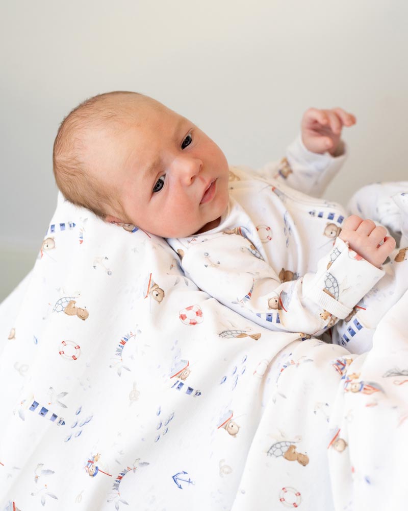 Axel Organic Print LS Zipsuit