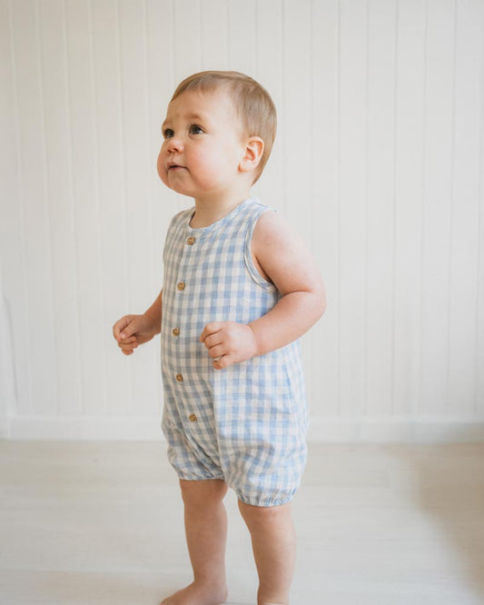 Axel Check Romper