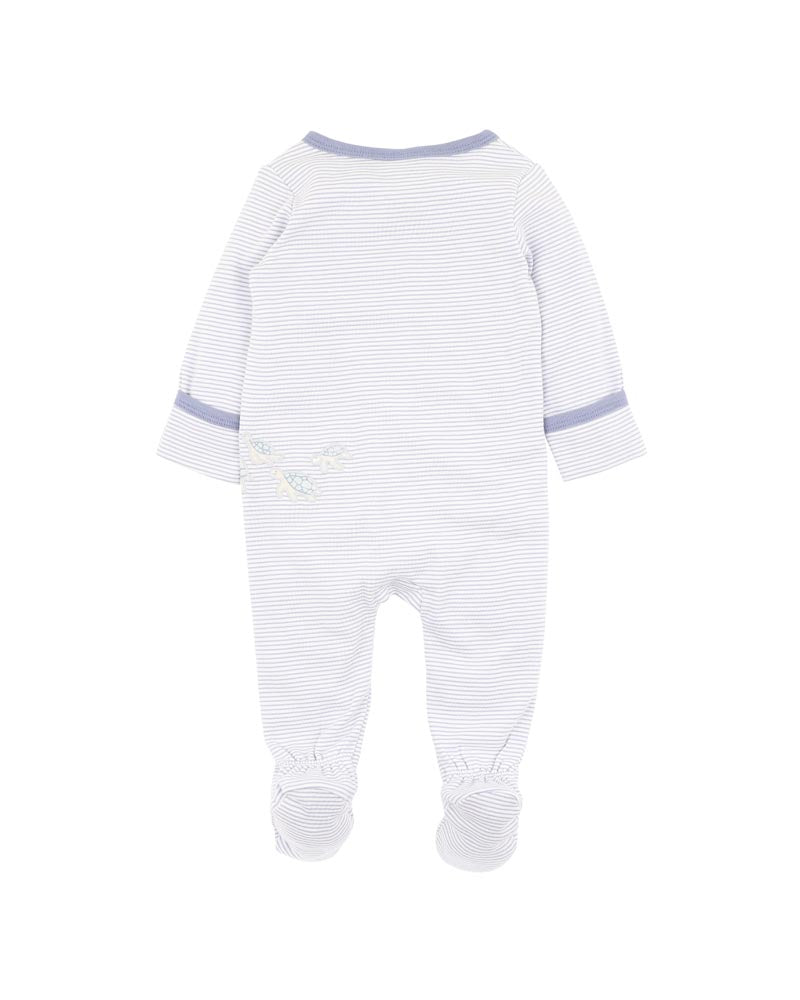 Axel Stripe Organic LS Zipsuit