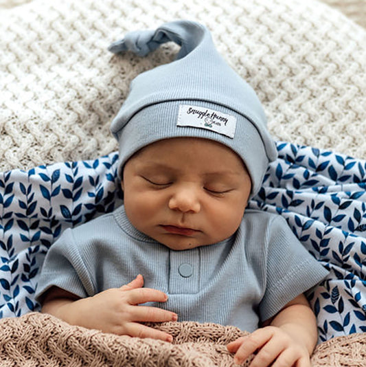 Zen Organic Ribbed Knotted Beanie