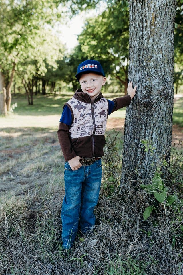Western Rodeo Fleece Vest