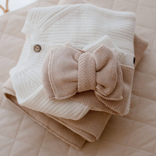 Knitted Oversized Topknot  | Merino