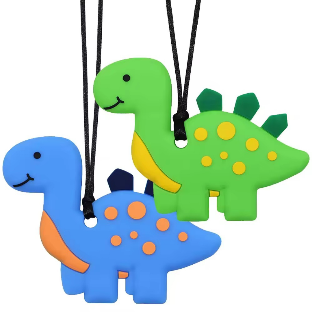 Dino Pendant Silicone Sensory Necklace