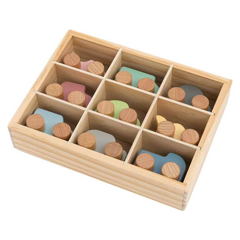 Wooden Mini Car Set