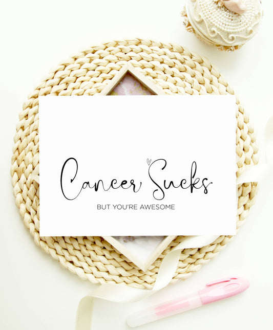 Cancer Sucks With Sympathy Card