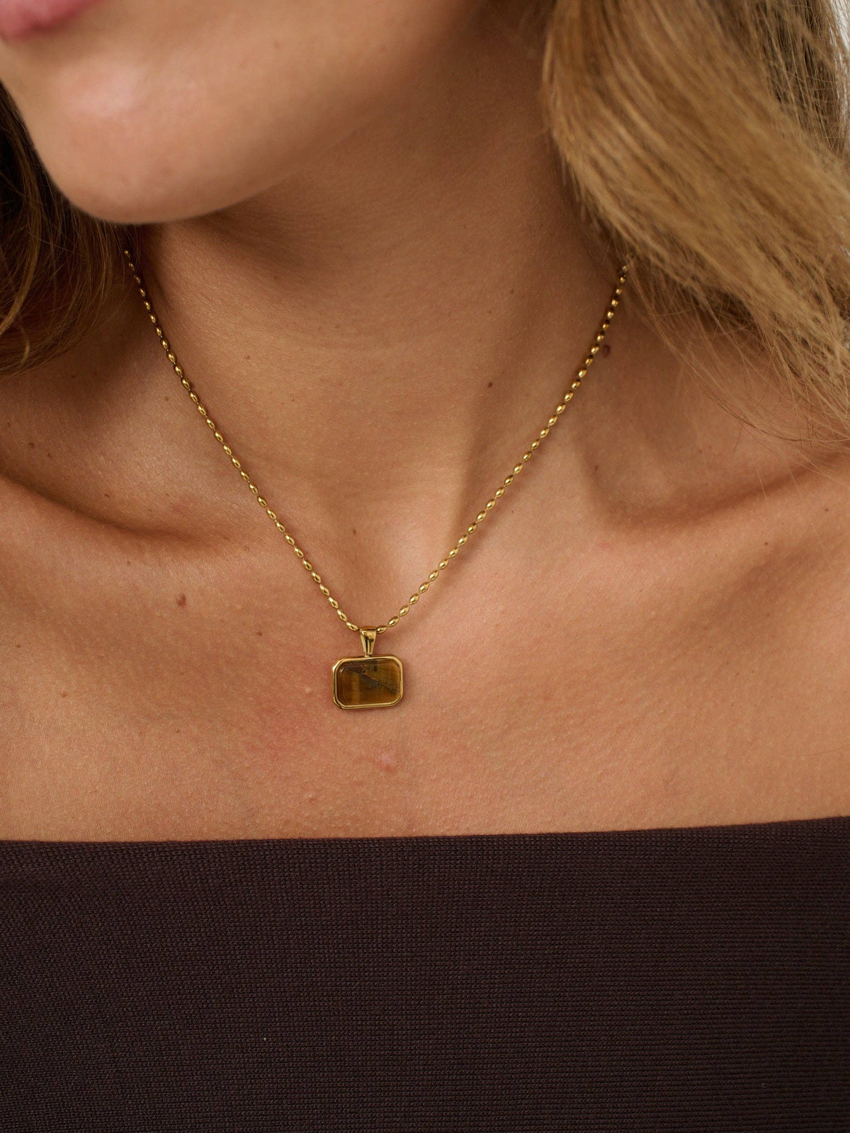 Voyager Tiger Eye Necklace