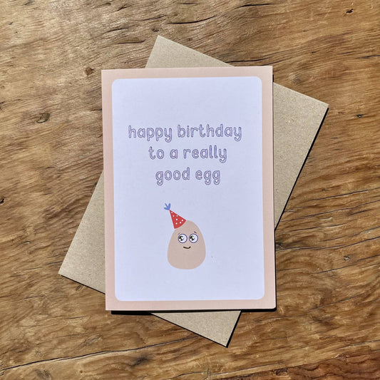 Good Egg Birthday Card