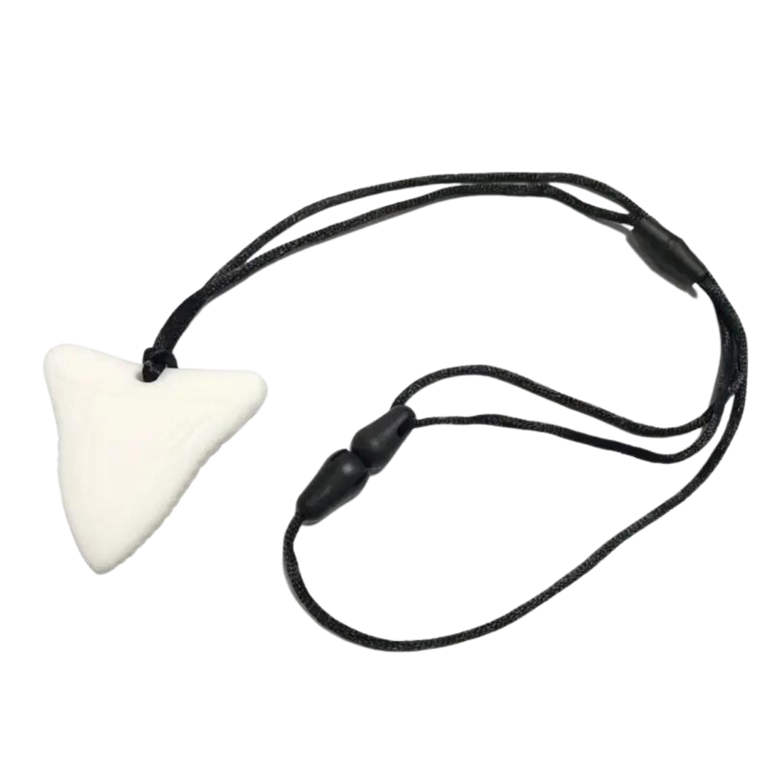 Shark Tooth Pendant Silicone Sensory Necklace