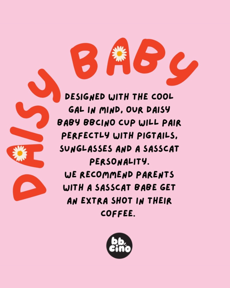 Daisy Baby Kids Keep Cup - 240ml (STRAW INCLUDED)