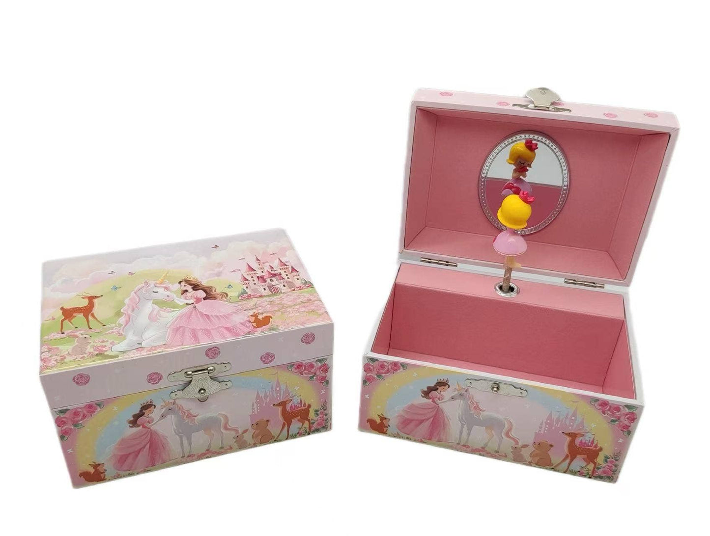 Musical Jewelry Box-Princess & Unicorn