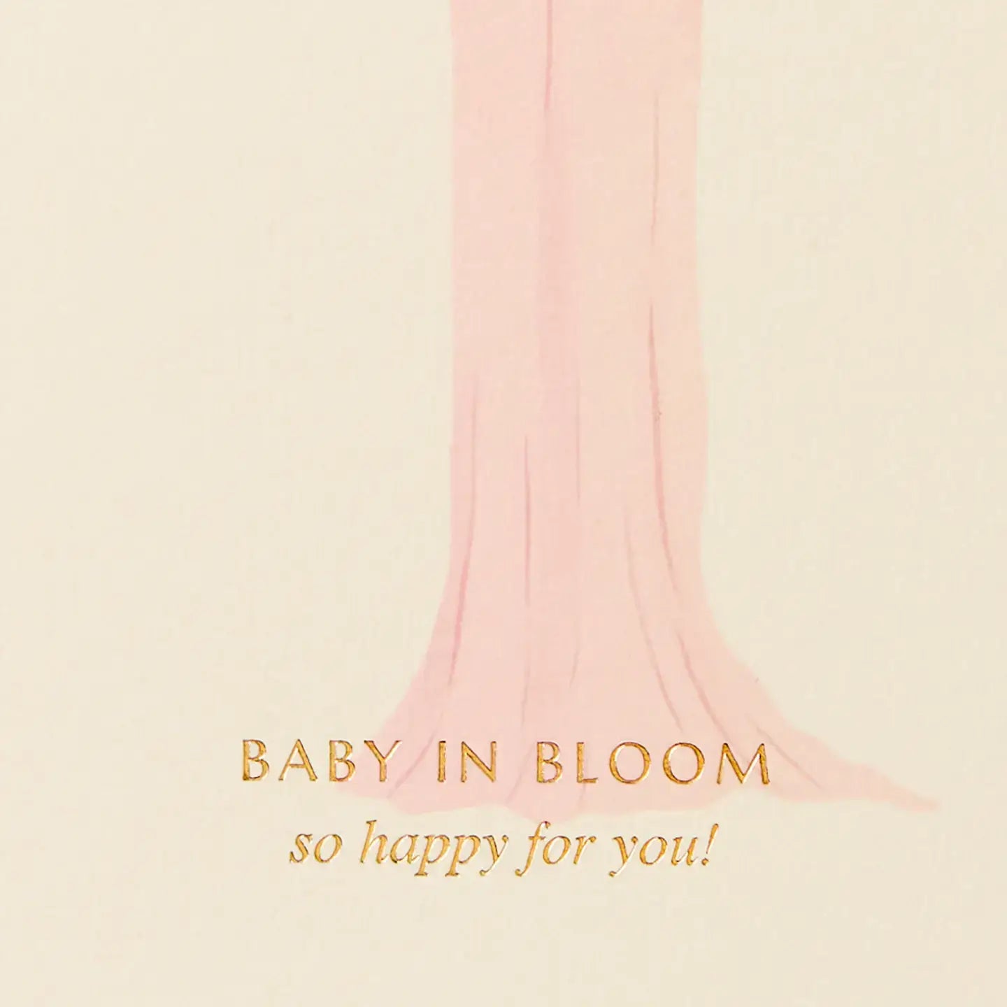 Baby Foil Greeting Card | Eco-Friendly, Illustrated, Blank