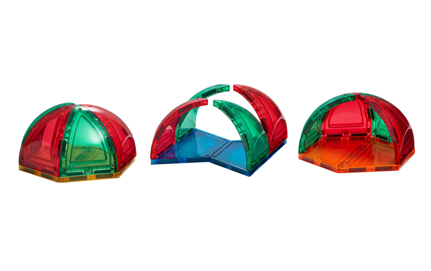 Learn & Grow Magnetic Tiles - Dome Pack (18 piece)