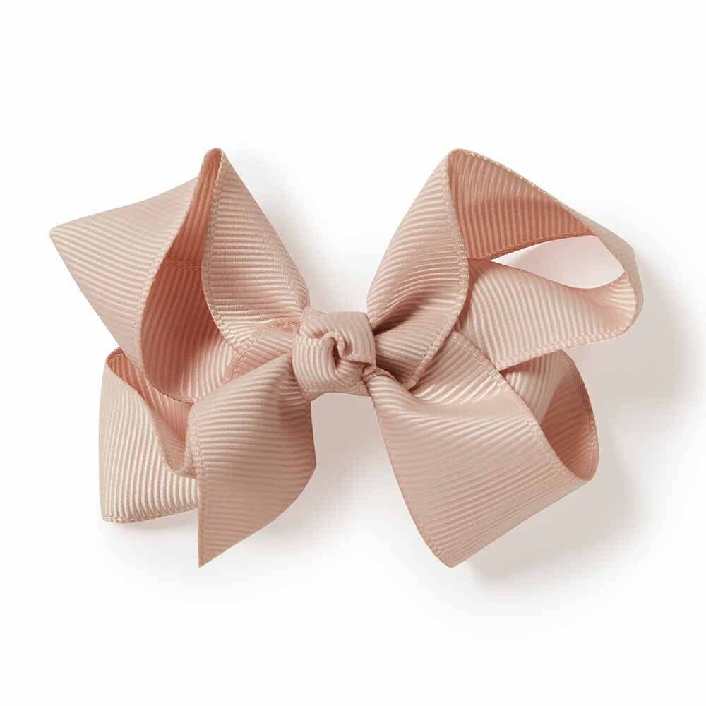 Nude Bow Hair Clip