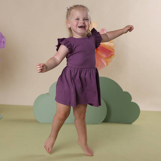 Mulberry Short Sleeve Organic Dress