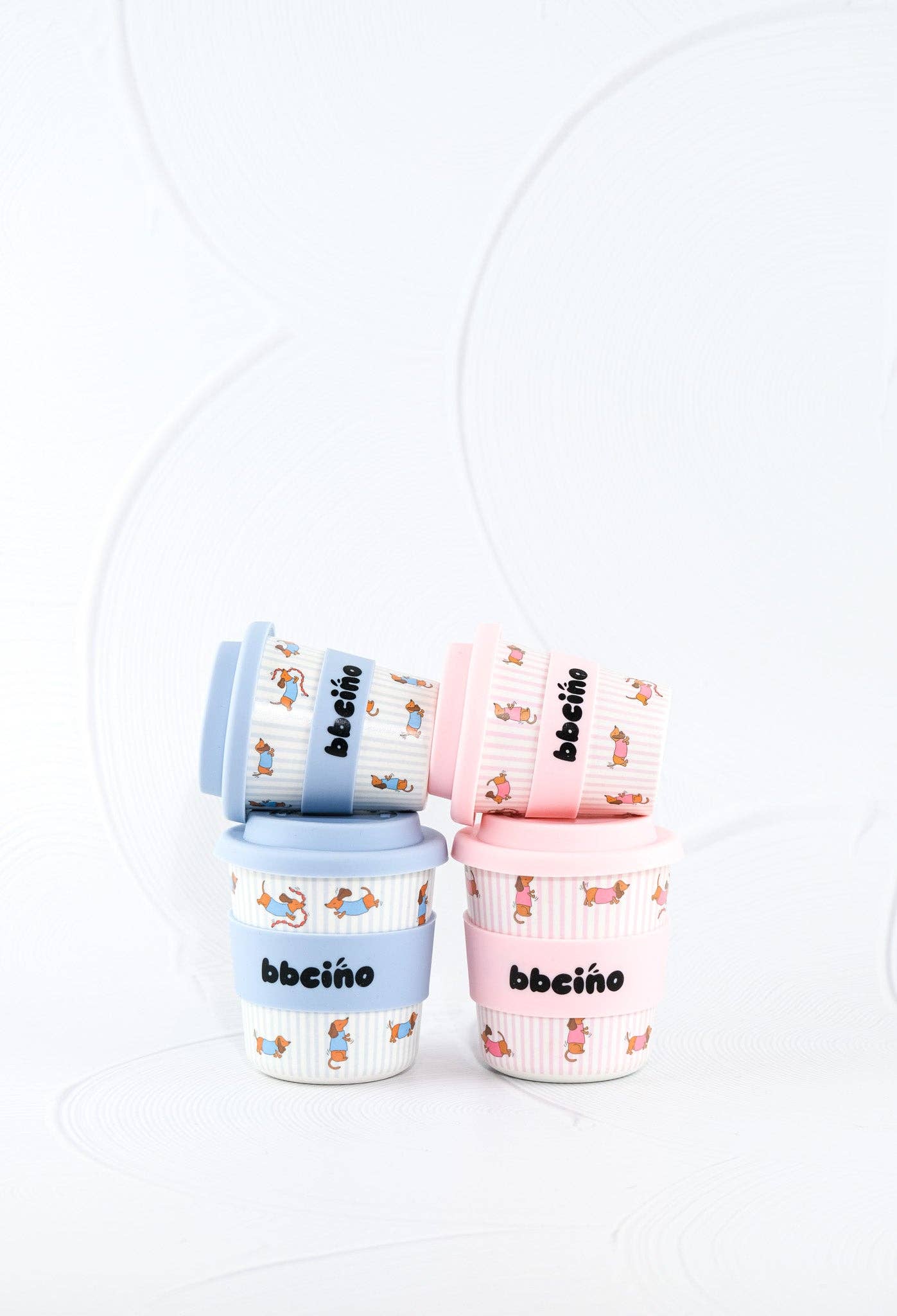 Dash in Blue Babycino Cup - 120ml (STRAW INCLUDED)