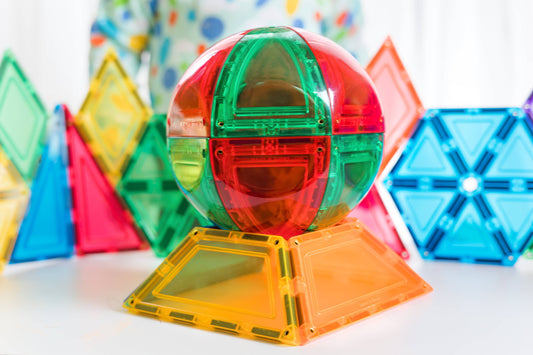 Learn & Grow Magnetic Tiles - Dome Pack (18 piece)