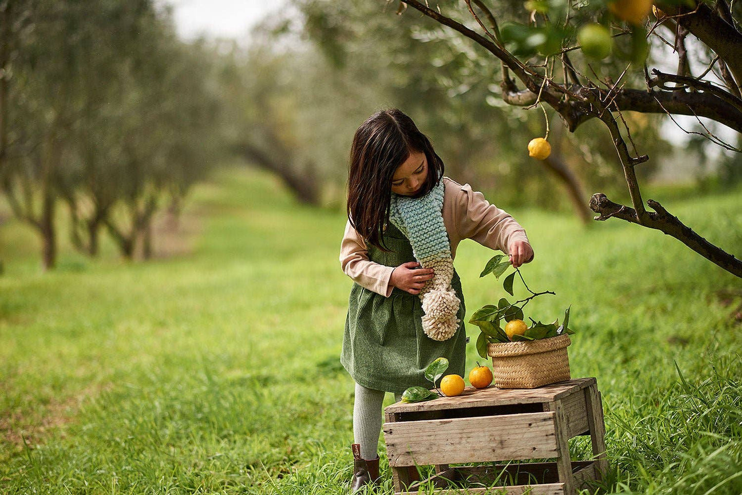 Traveller Chunky Scarf Blue