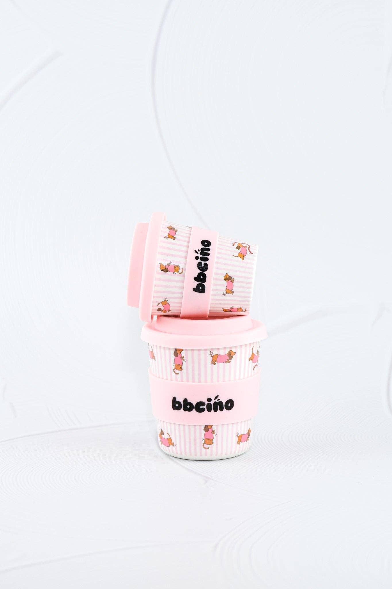 Dash in Pink Babycino Cup - 120ml (STRAW INCLUDED)