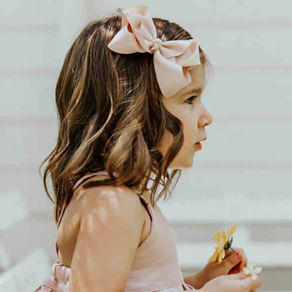 Nude Bow Hair Clip