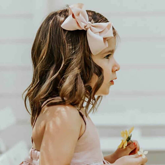 Nude Bow Hair Clip