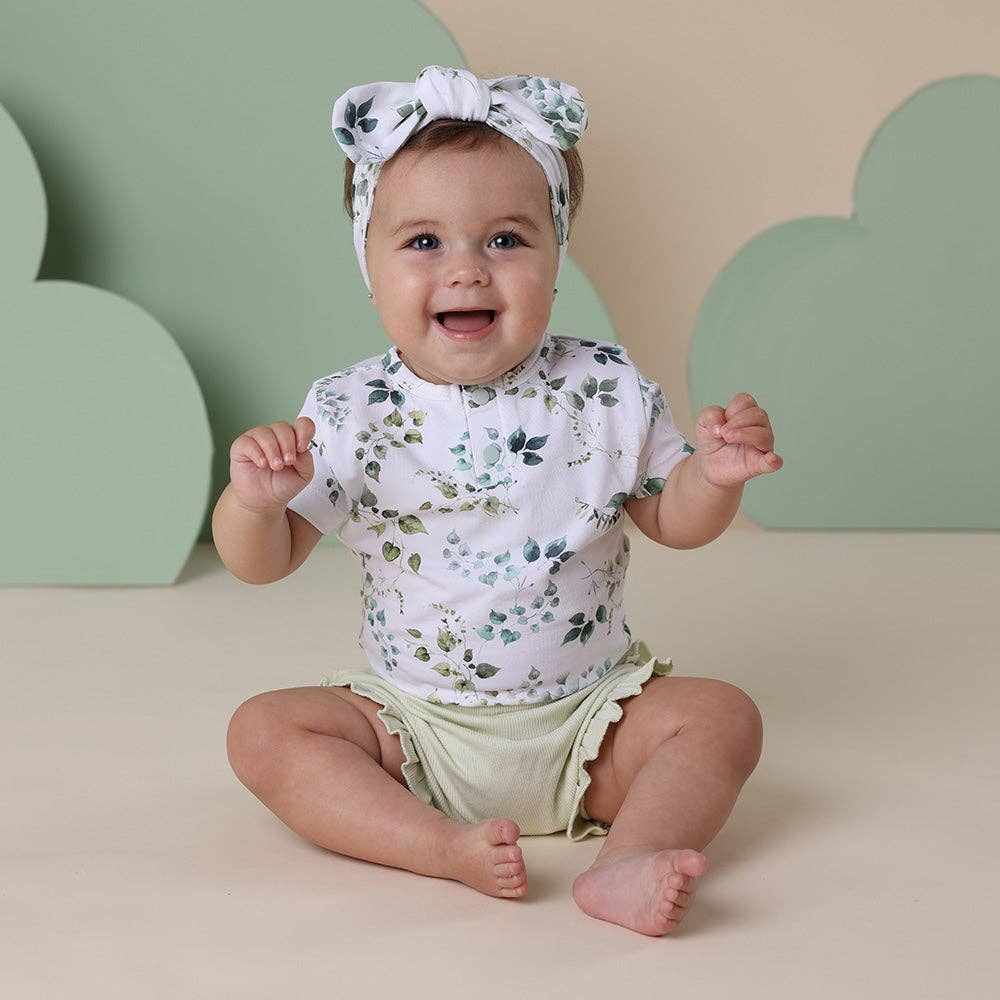 Eden Short Sleeve Organic Bodysuit
