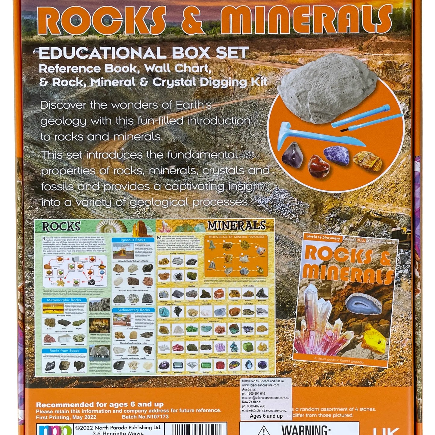 Rocks and Minerals Educational Box Set