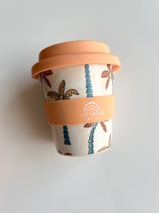 Palm Trees Apricot Babycino Cup 4oz