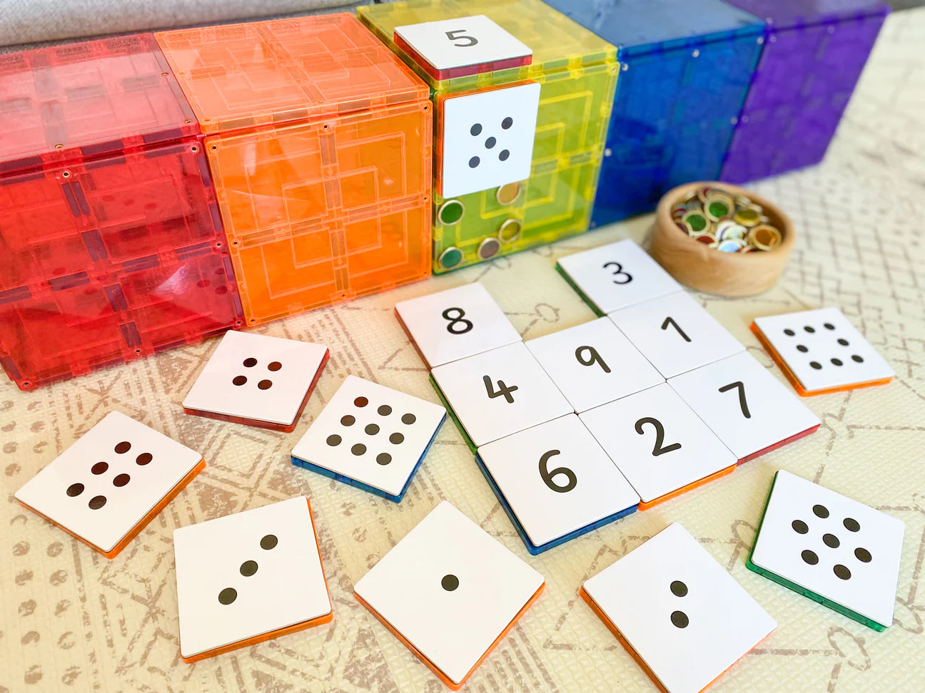 Magnetic Tile Topper | Numeracy Pack (40 piece)