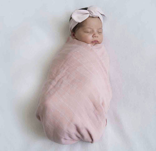 Musk Pink Organic Muslin Wrap