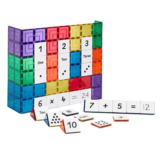 Magnetic Tile Topper | Numeracy Pack (40 piece)