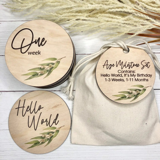 Eucalypt Milestone - 16 Piece Age Set