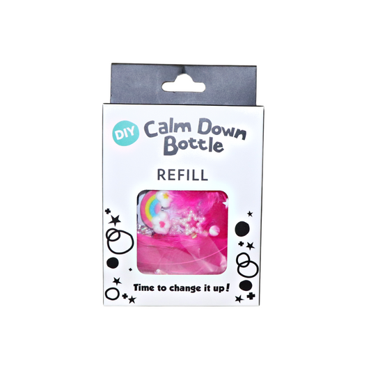 DIY Calm Down Bottle Refill - Rainbow