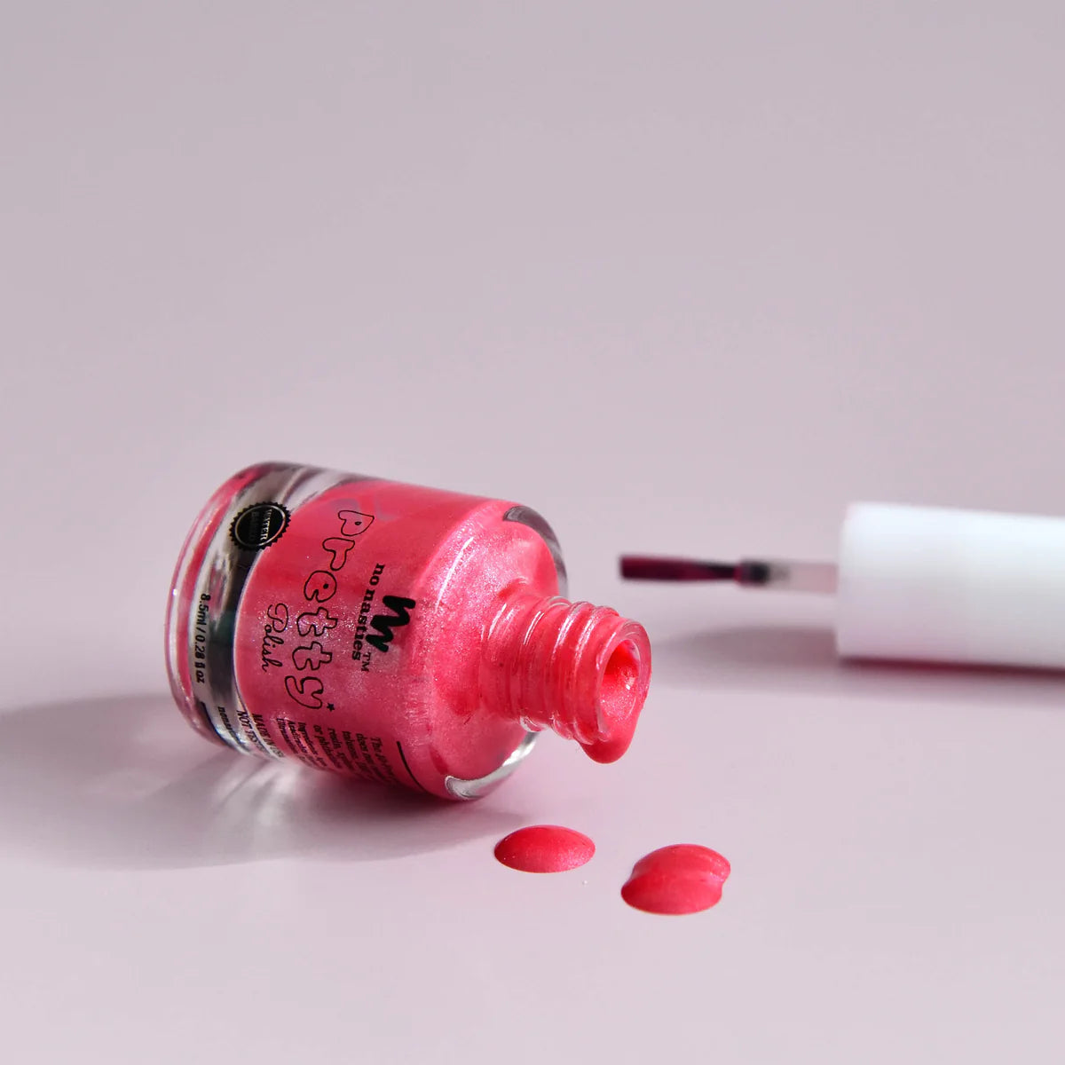 Water-Based Peelable Nail Polish - Bright Pink